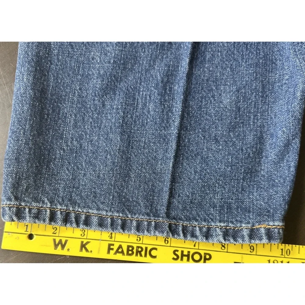 Levi's 505 Denim Shorts Mens W34 Blue Reg Fit Dk Wash Jan 2010 Made in Lesotho